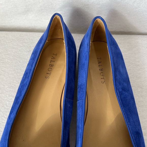 Talbots Blue Suede Flats - Picture 8 of 9